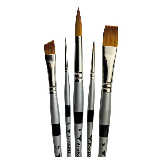 Trekell MIDZ Watercolor 5 Piece Brush Set