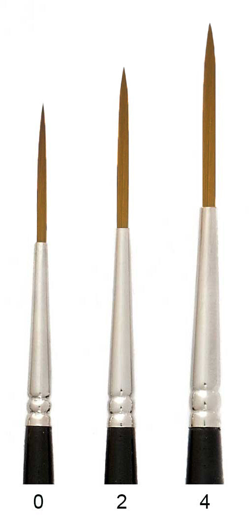 6 Piece Rigger Brush Set - Series 1 – Michael James Smith