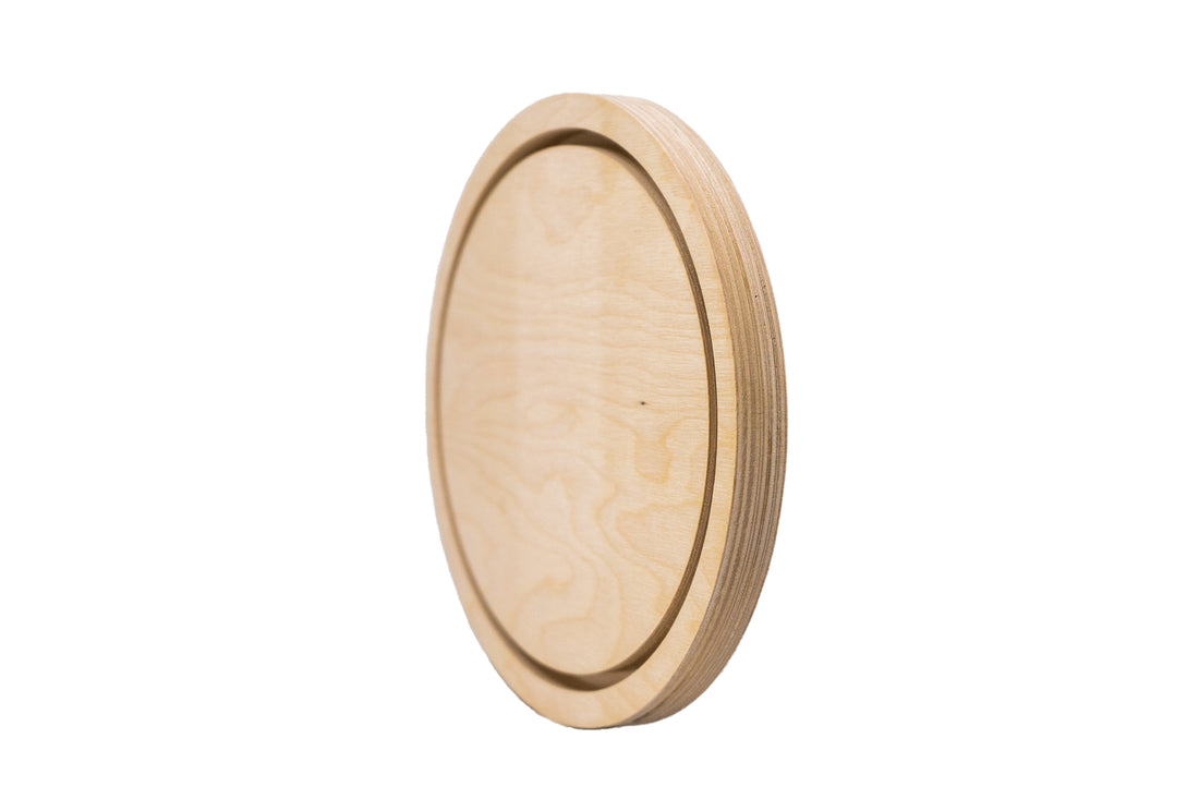 Oval Wooden Floater Panel | Ellipse Art Board | Buy Now