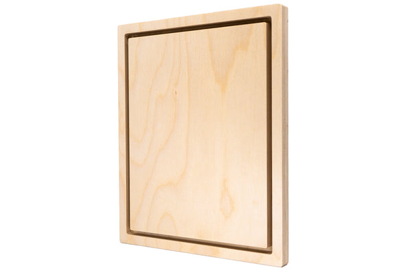 Trekell Square Rectangular Raw Wood Floater Panels Baltic Birch Wooden Canvas and frame for oil, acrylic, watercolor, gouache, ink, enamel, charcoal, pencil, and pyrography