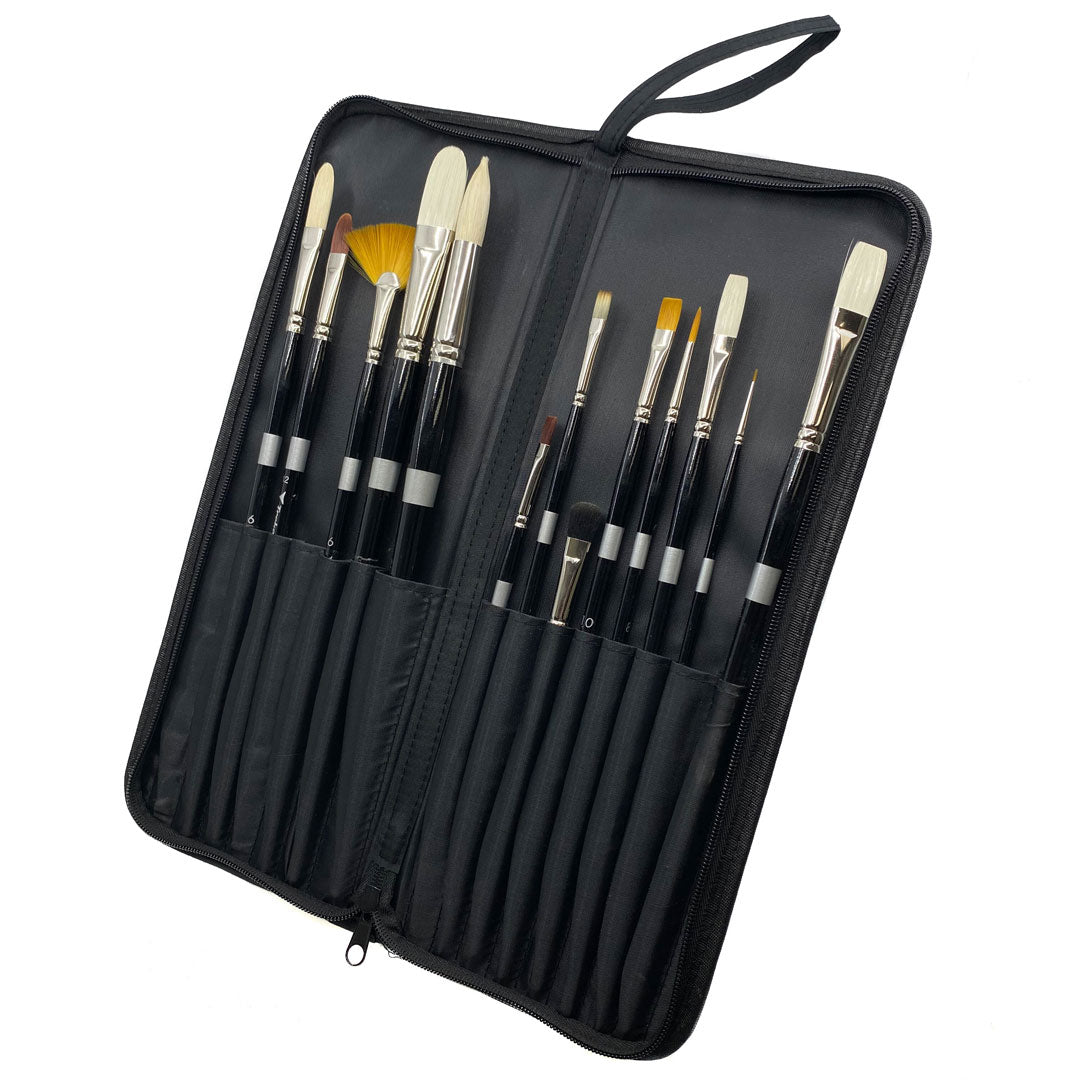 Estuche para brochas Trekell: almacenamiento y protección premium para brochas de artista