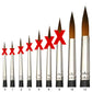 Protégé Plus - Synthetic Kolinsky - 6" Short Handle - Discontinued Sizes - Trekell Art Supplies