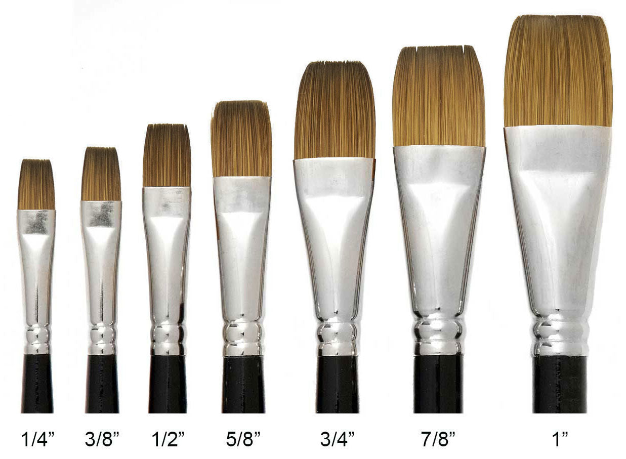 Trekell Protégé Synthetic Kolinsky Brush - Short Handle Protégé Round - 7500 Series / 10