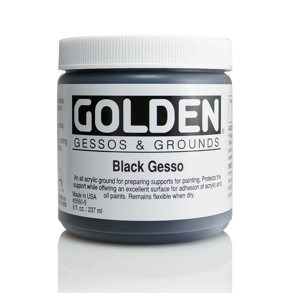 Golden Acrylic Gesso Black