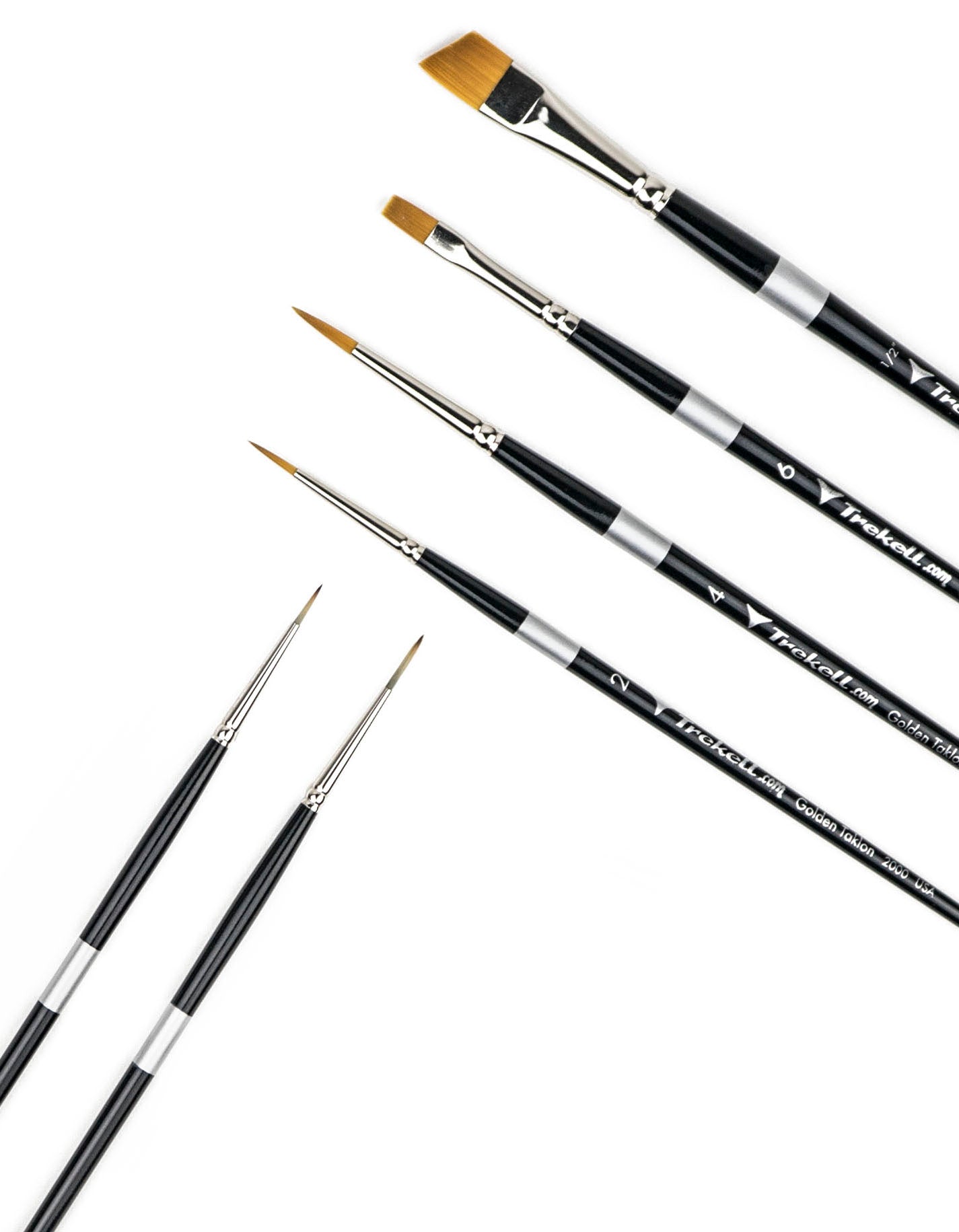 Trekell MIDZ Desert Blaze Brushes - Elevate Your Artistry Liner - 369L Series / 0