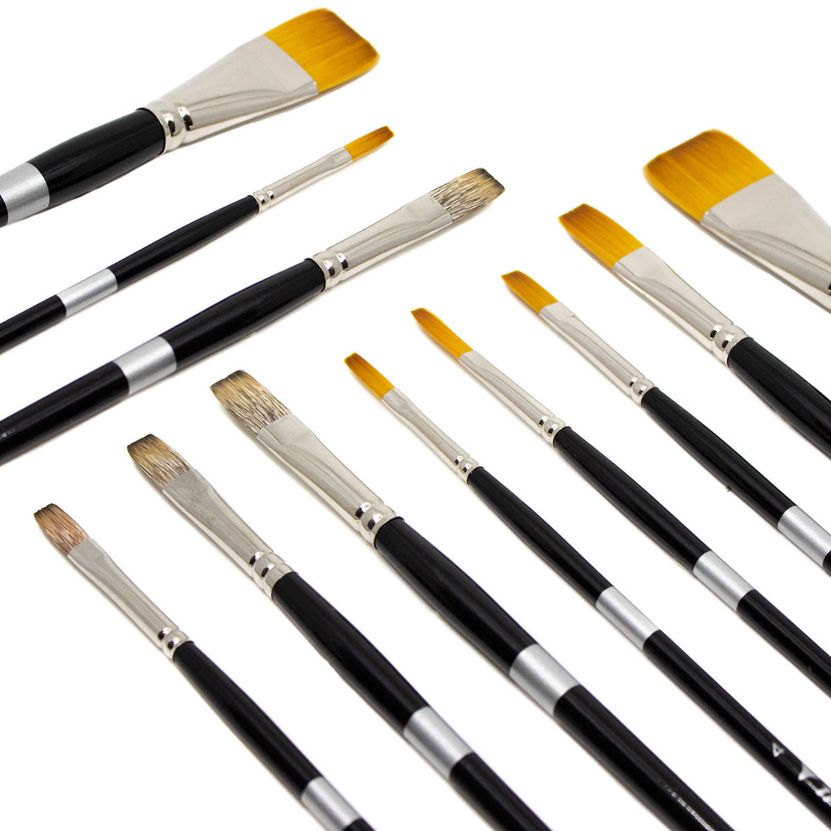 Bryan Mark Taylor's Sentient Brush Sets Trekell Art Supplies Synthetic Vegan Friendly Brushes for oil and acrylic paint