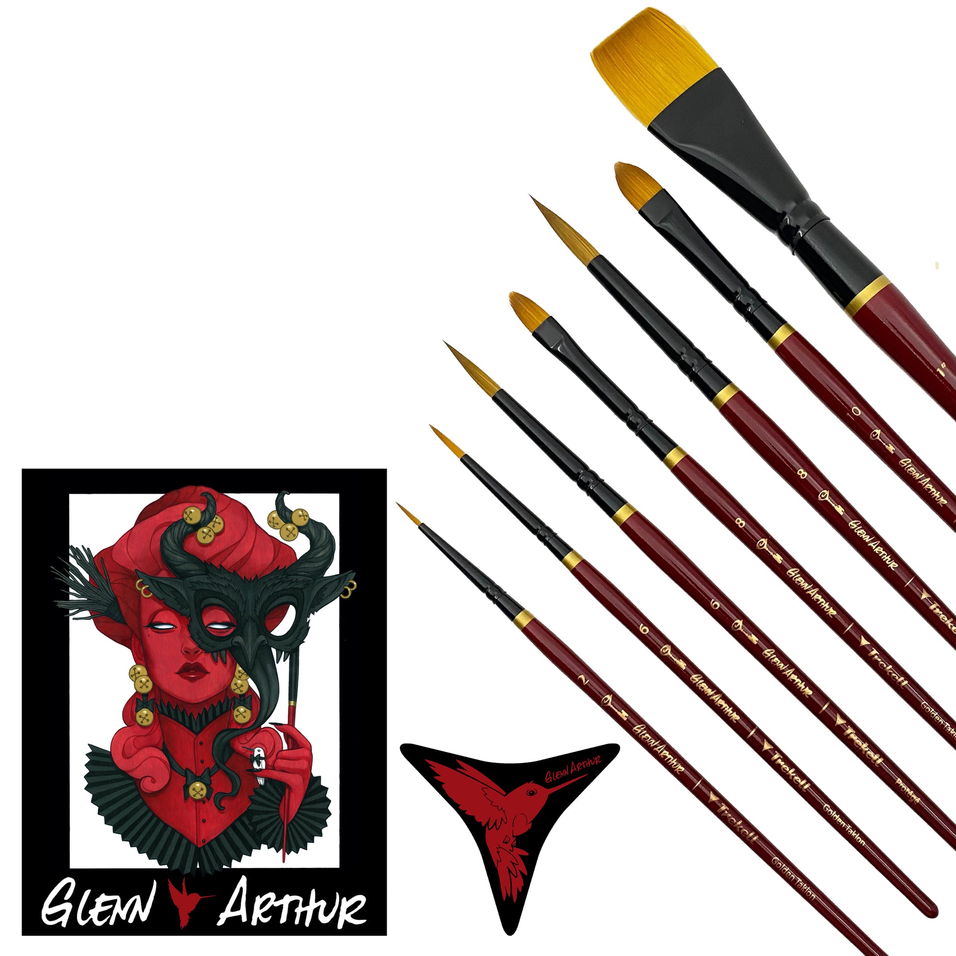 Glenn Arthur Limited Edition Brush Set - Trekell Art Supplies
