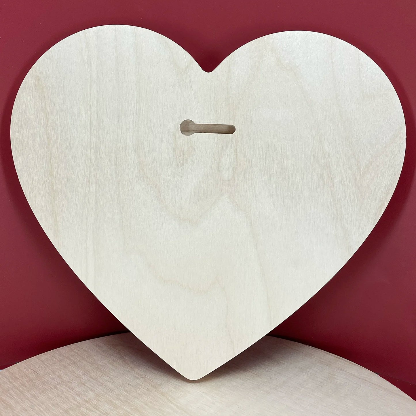 Trekell Baltic Birch Symbolic Heart Panel Wooden Canvas Raw Wood Oil Acrylic