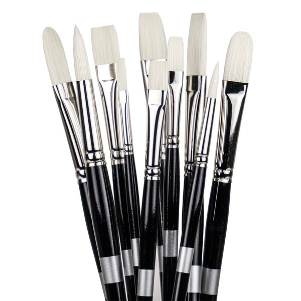 Synthetic Opal Hog Bristle Brush - Oil & Acrylic | Trekell