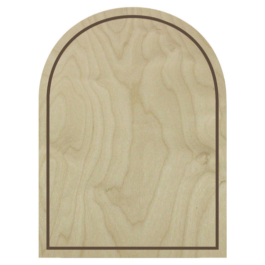Gothic Rounded Arch Floater Panel